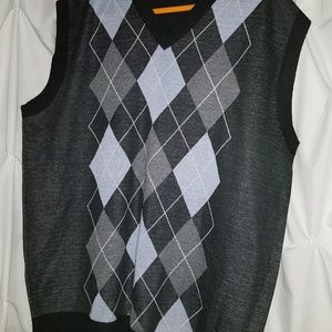 Black and Gray vest